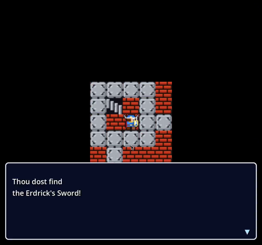 Charlock B2: Thou dost find the Erdrick's Sword!