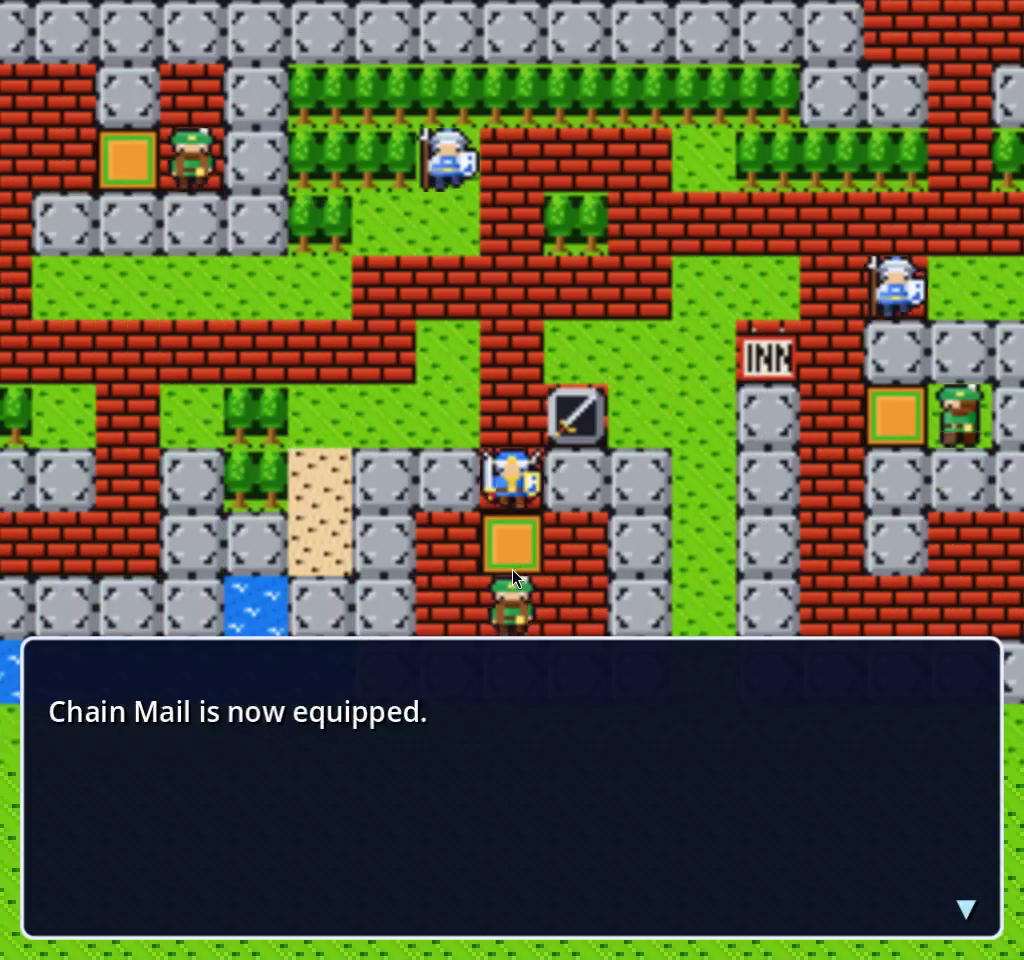 Chain Mail is now equipped, Garinham