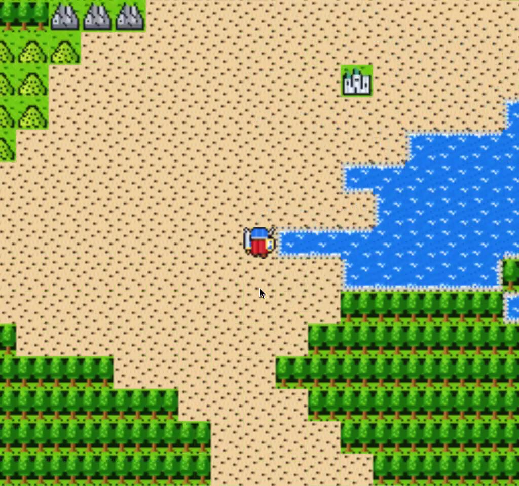 Desert overworld while grinding for level 15