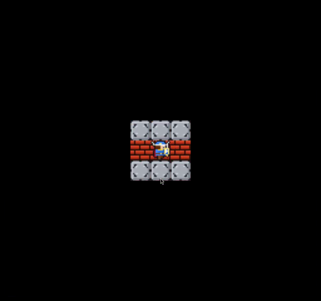 Erdrick's Cave with a one-tile torch radius