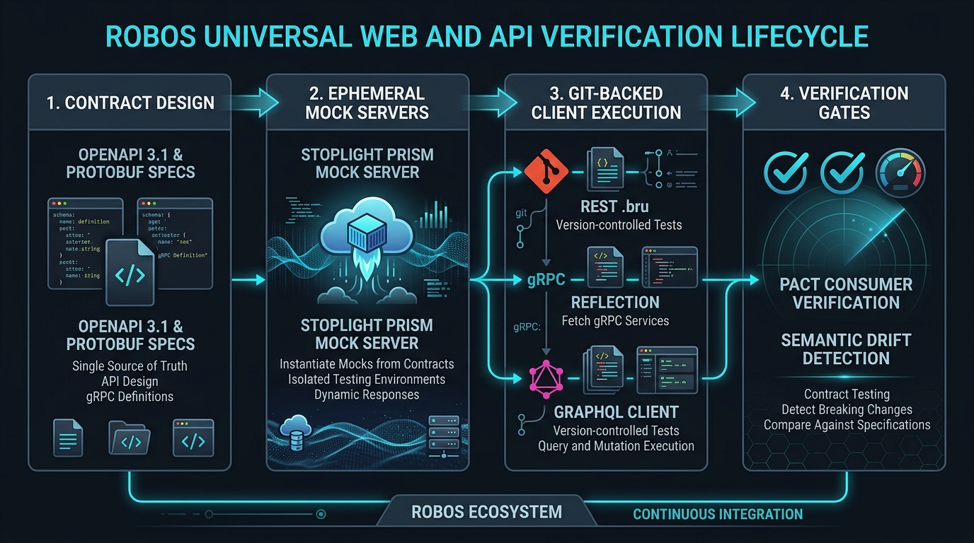 RobOS Universal Web and API Verification Lifecycle