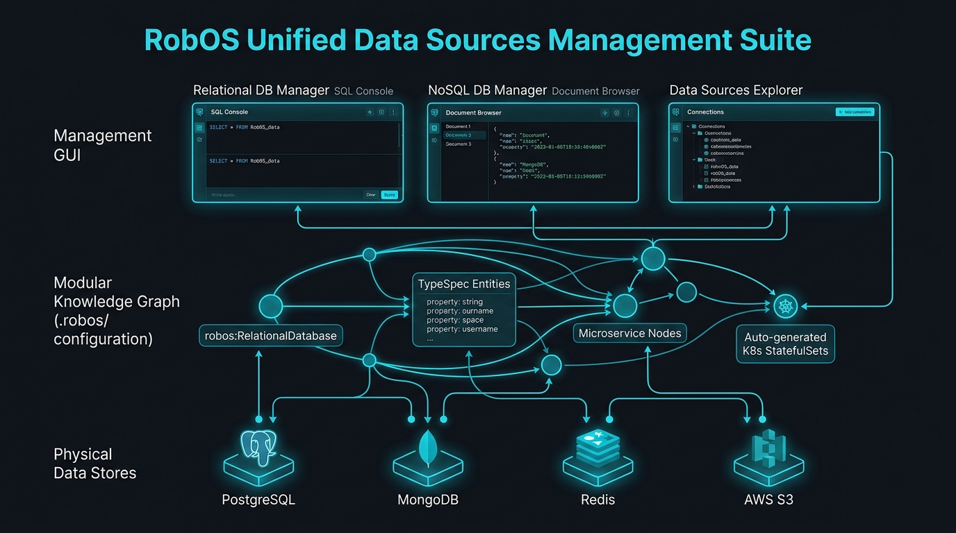 RobOS Unified Data Sources Management Suite Architecture
