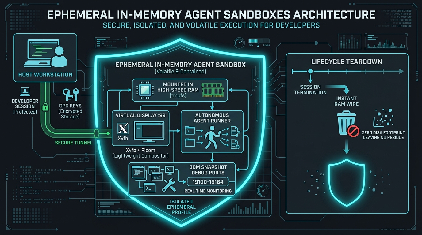 Ephemeral In-Memory Agent Sandboxes Architecture