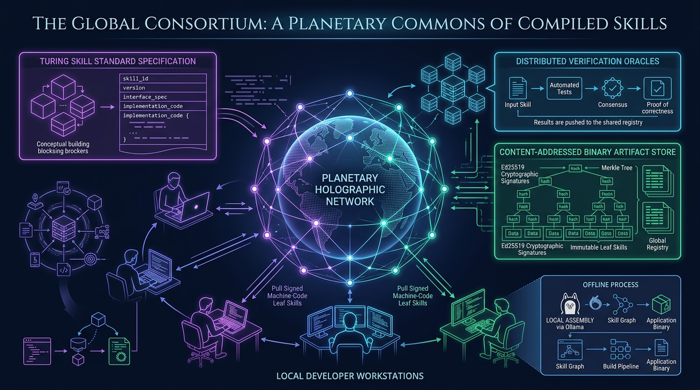 The Global Consortium: A Planetary Commons of Compiled Skills