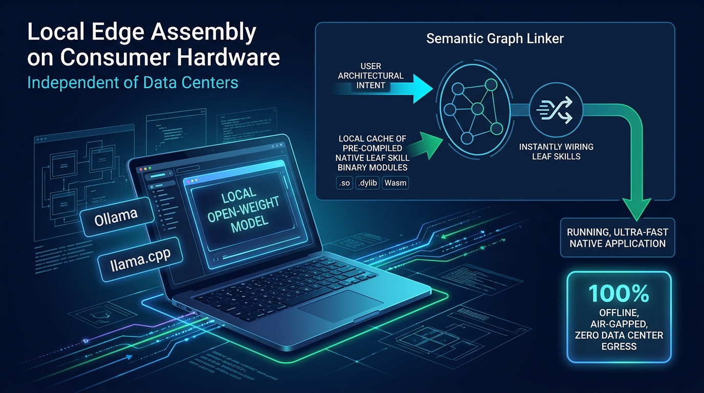 Local Edge Assembly on Consumer Hardware Independent of Data Centers