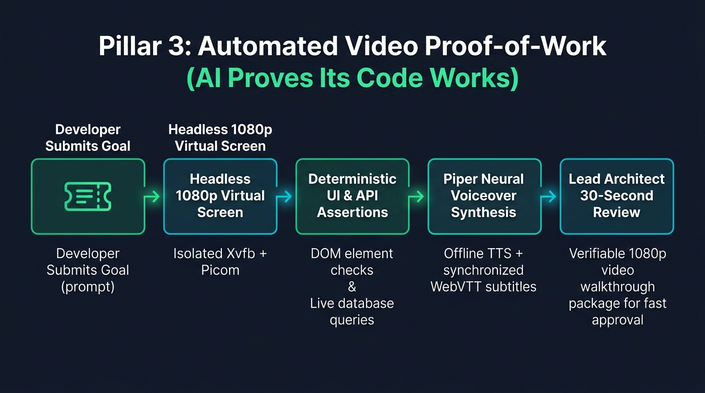 Pillar 3: Automated Video Proof-of-Work (AI Proves Its Code Works)