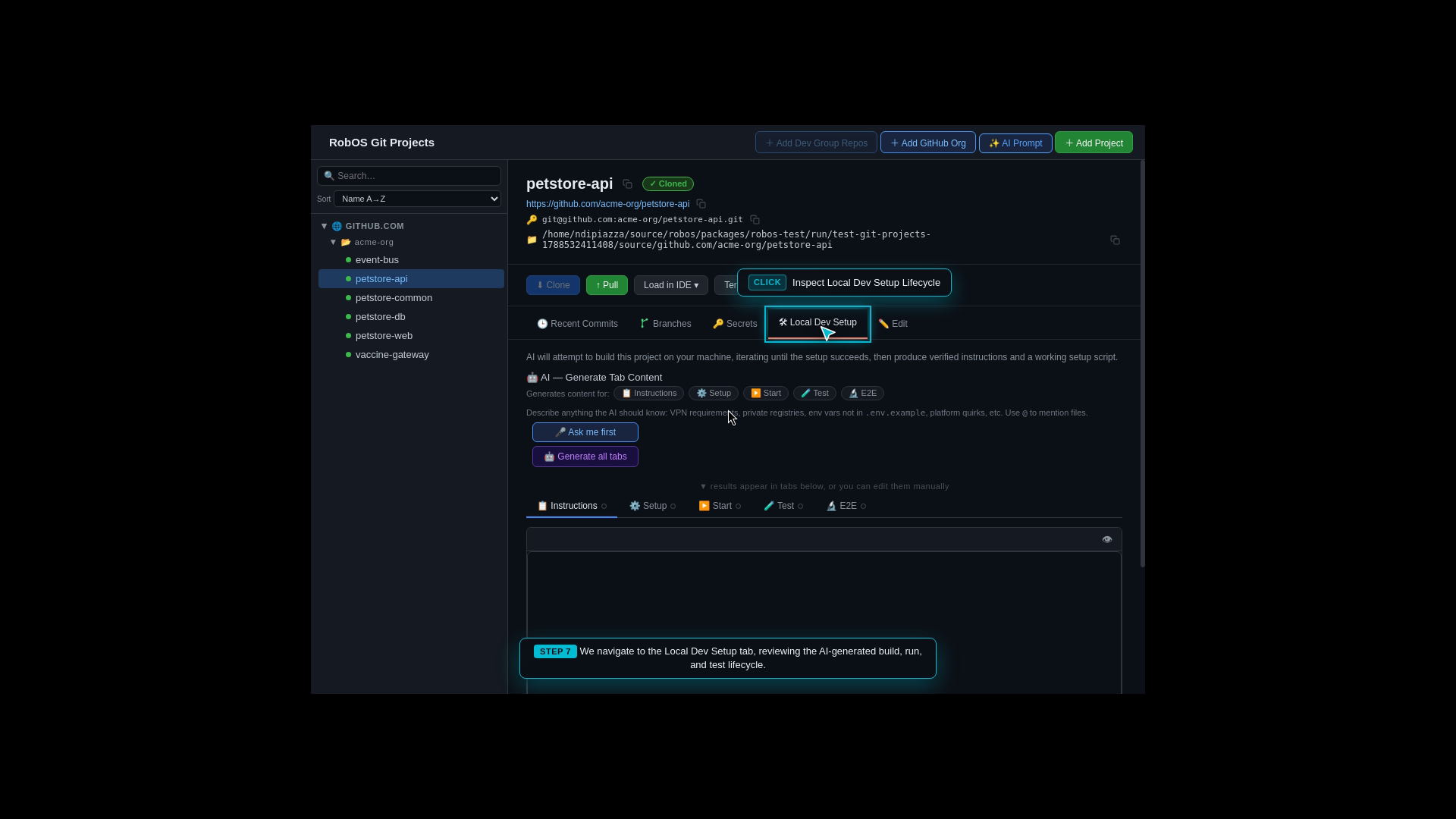 Dev Setup Script
