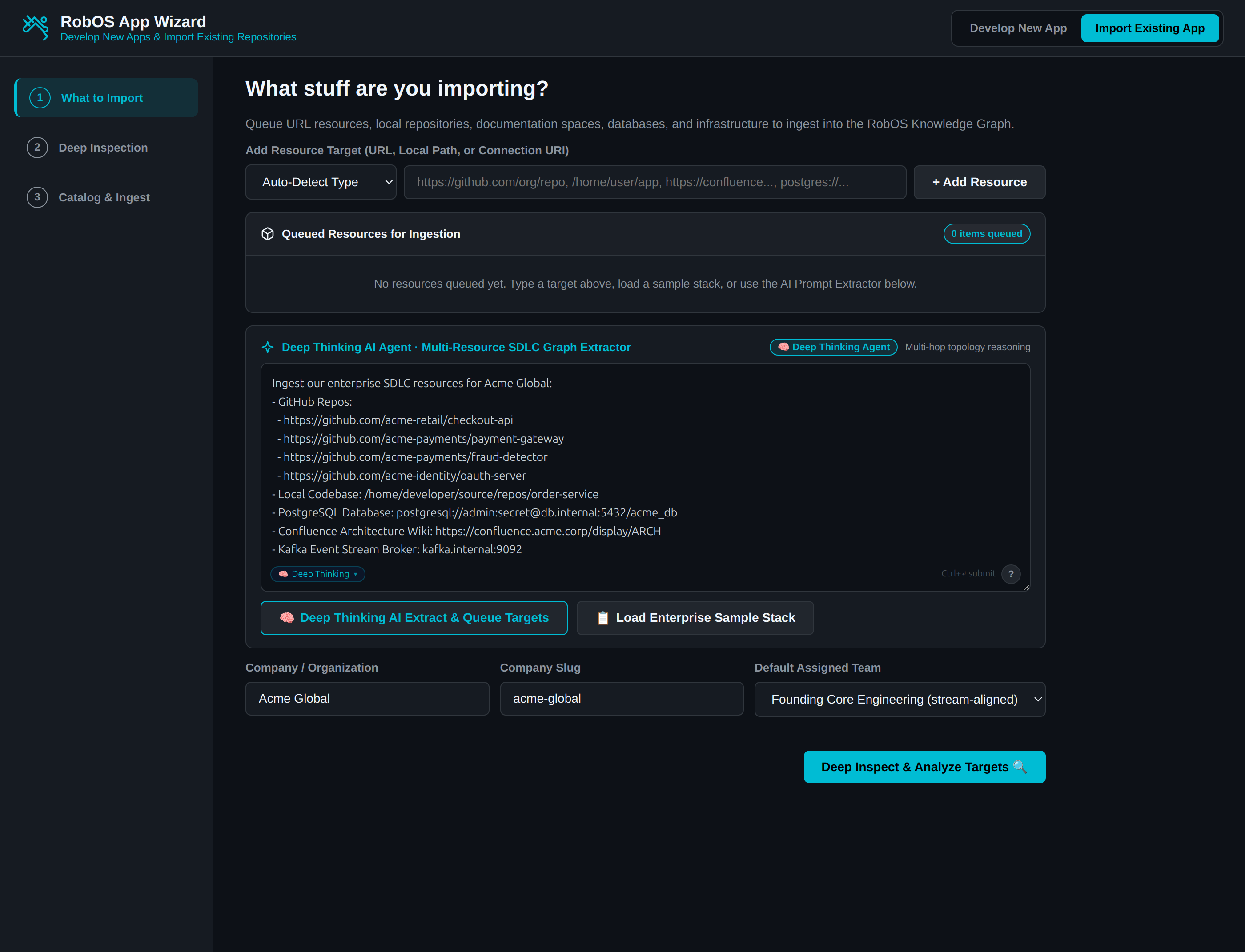Deep Thinking AI Agent Multi-Resource Extractor Prompt