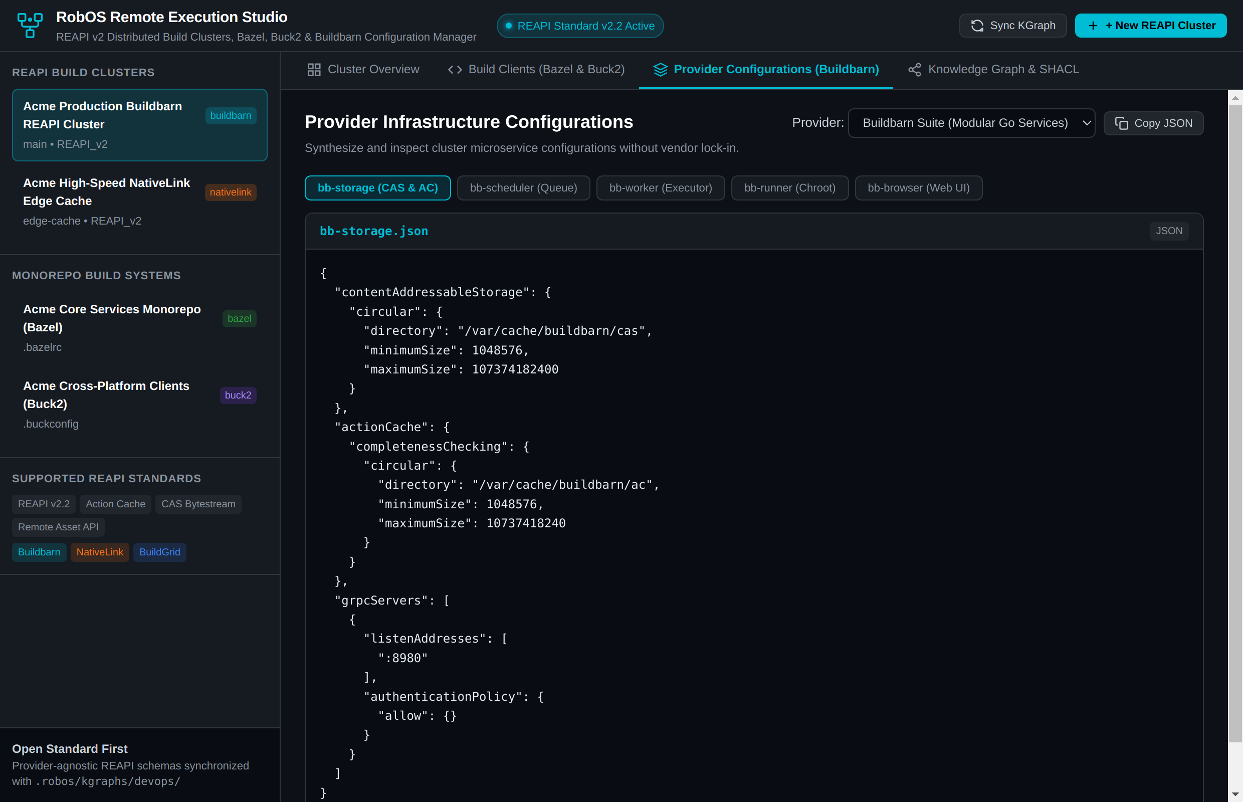 Buildbarn Provider Config